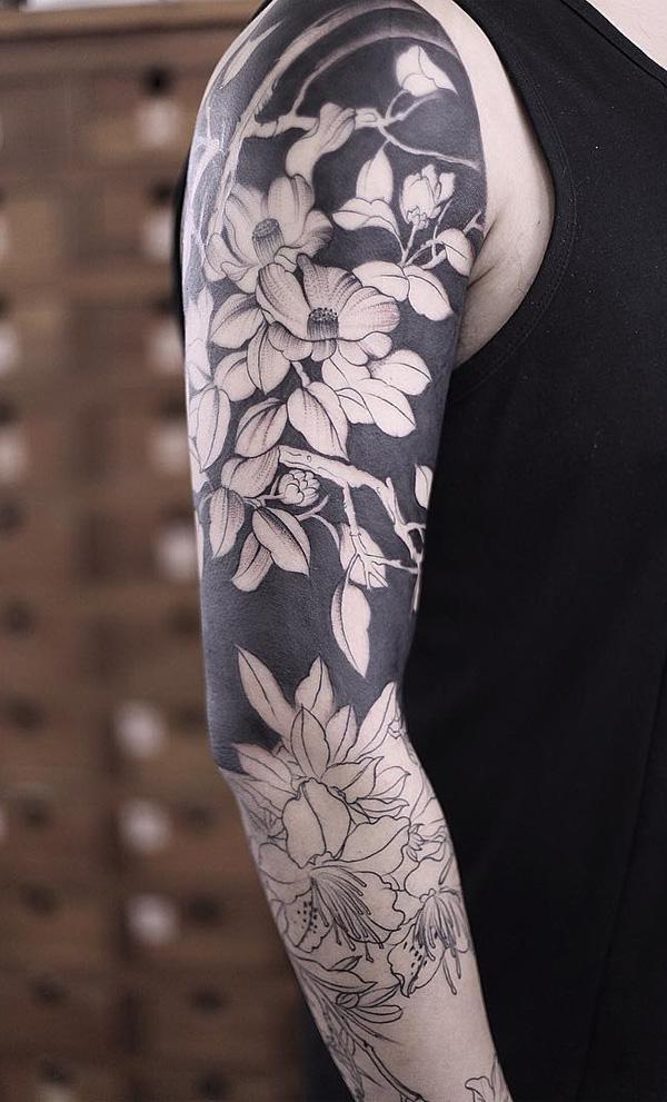 blomst-fuld-ærme-tatovering