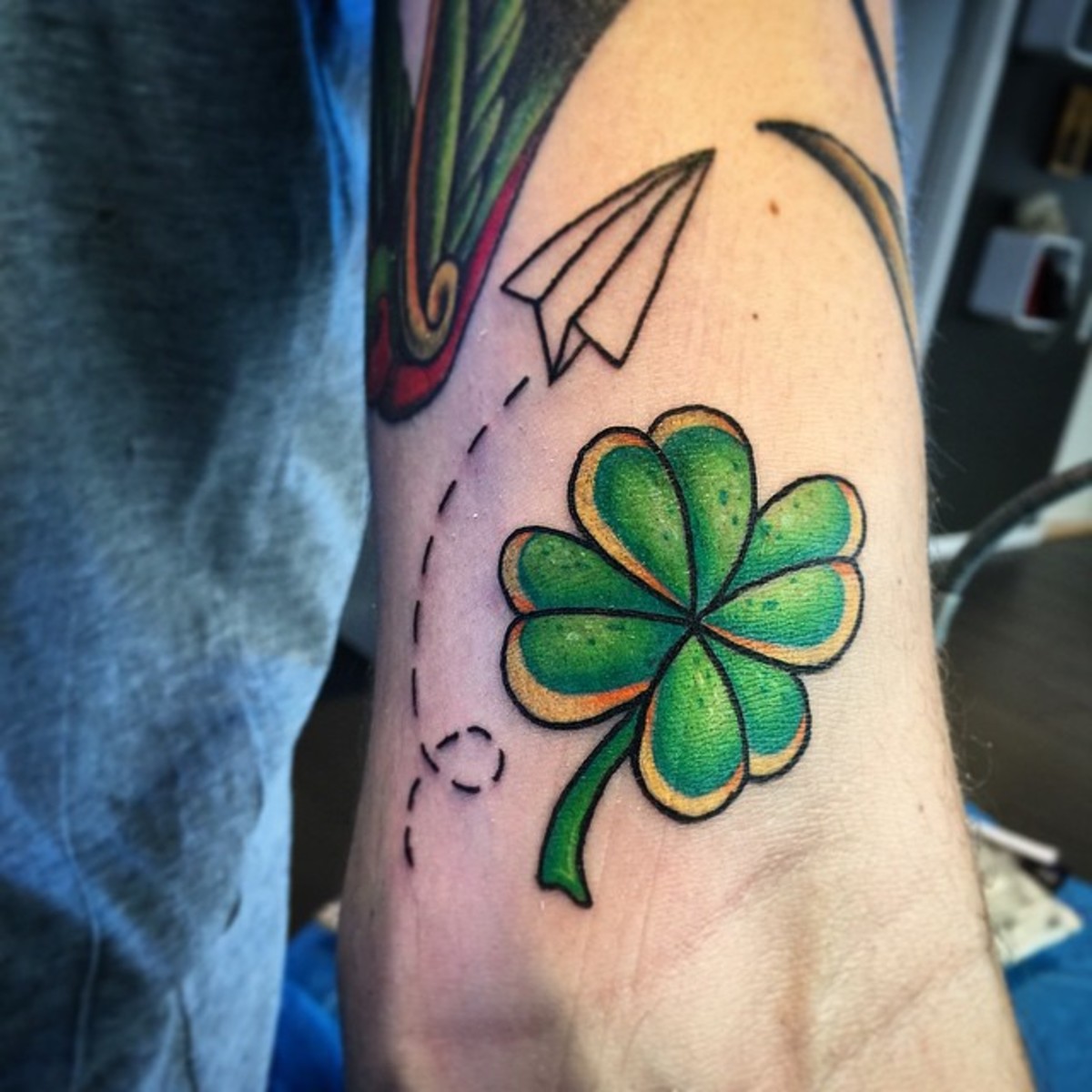 Irske tatoveringer, Keltiske tatoveringer, Fire-kløver tatoveringer, St.
