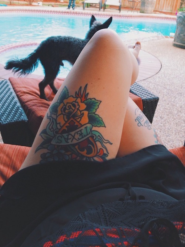 101 πιο σέξι τατουάζ μηρών για κορίτσια