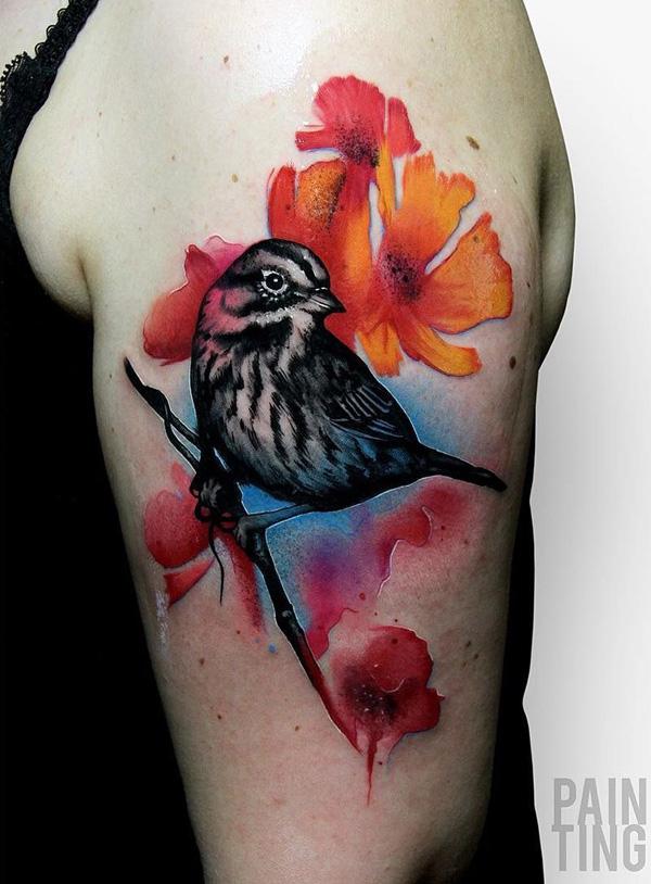fugl-og-blomst-tatovering-67