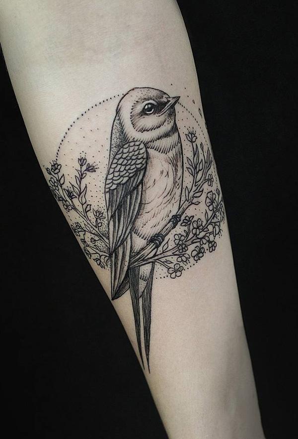 Sparrow tatovering