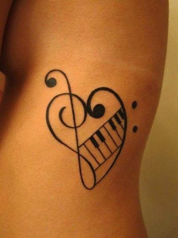 115 nuotin tatuoinnit musiikin ystäville