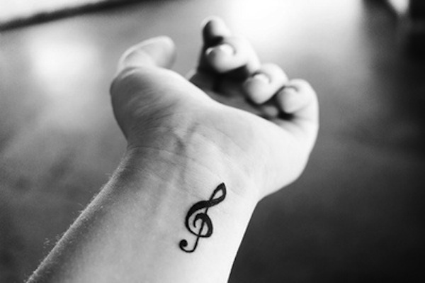 115 nuotin tatuoinnit musiikin ystäville