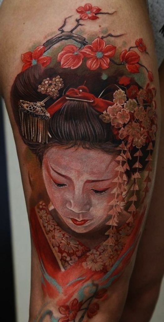 128 bedste Geisha -tatoveringer