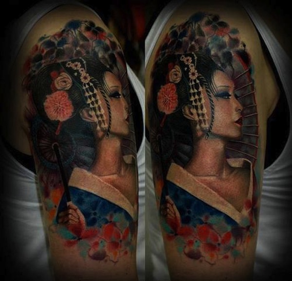 128 bedste Geisha -tatoveringer