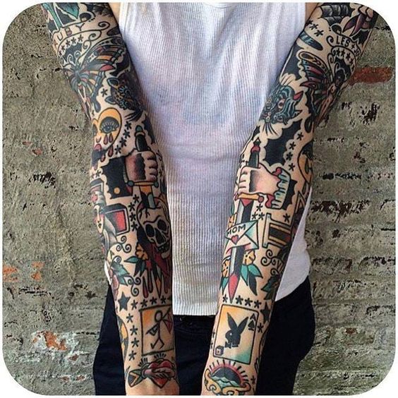 140 tatuointihihaa, jotka pudottavat leukasi