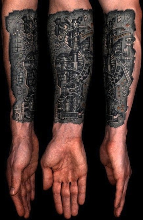148 Biomechanical Tattoo for Geeks
