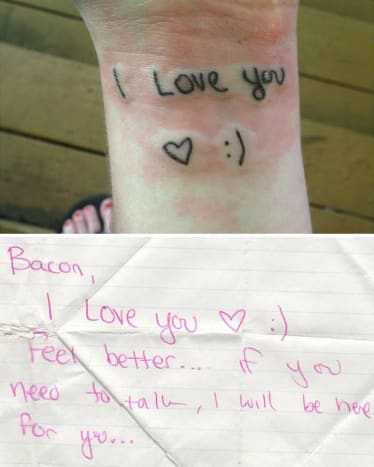 Ο καλύτερός της φίλος αυτοκτόνησε στα 15 του, αυτό ήταν το τελευταίο σημείωμα που της έδωσε.