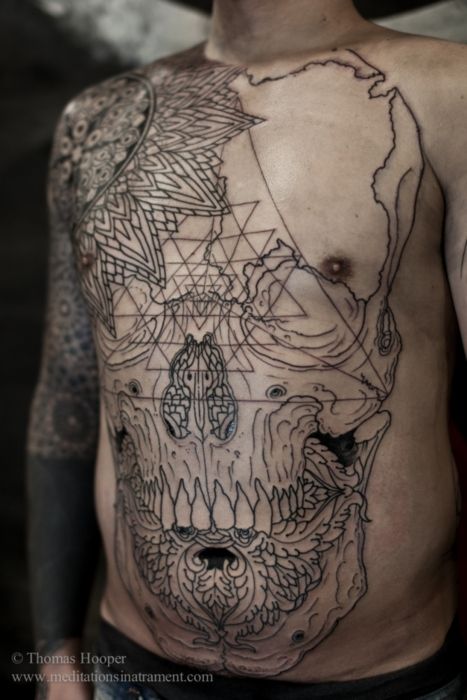 160 kranietatoveringer - bedste tatoveringer, designs og ideer