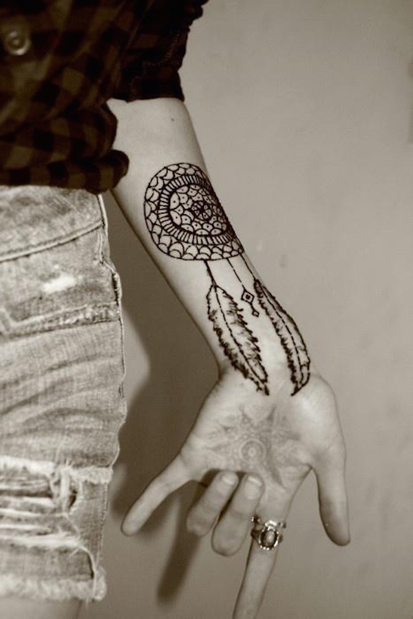 166 Dreamcatcher Tattoos for a Good Night Sleep