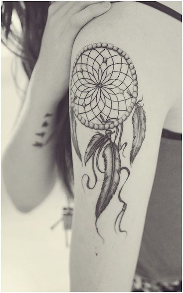 166 Dreamcatcher Tattoos for a Good Night Sleep