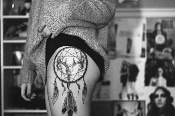 166 Dreamcatcher Tattoos for a Good Night Sleep