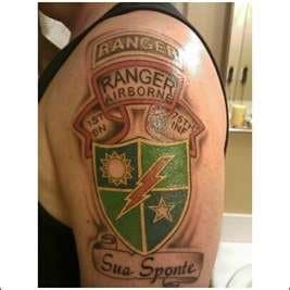 Army Ranger motto: Sua Sponte (af sig selv)