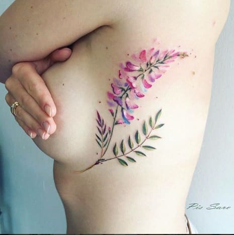 Tämä Pis Saron tatuointi on melko hämmästyttävä.