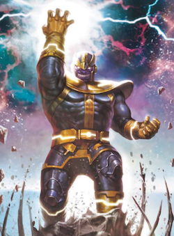 Ενώ ο Θάνος έπαιξε ρόλο στο κινηματογραφικό σύμπαν της Marvel από τον αρχικό Avenger, έκανε τον μεγαλύτερο αντίκτυπό του στον πόλεμο του άπειρου του 2018.
