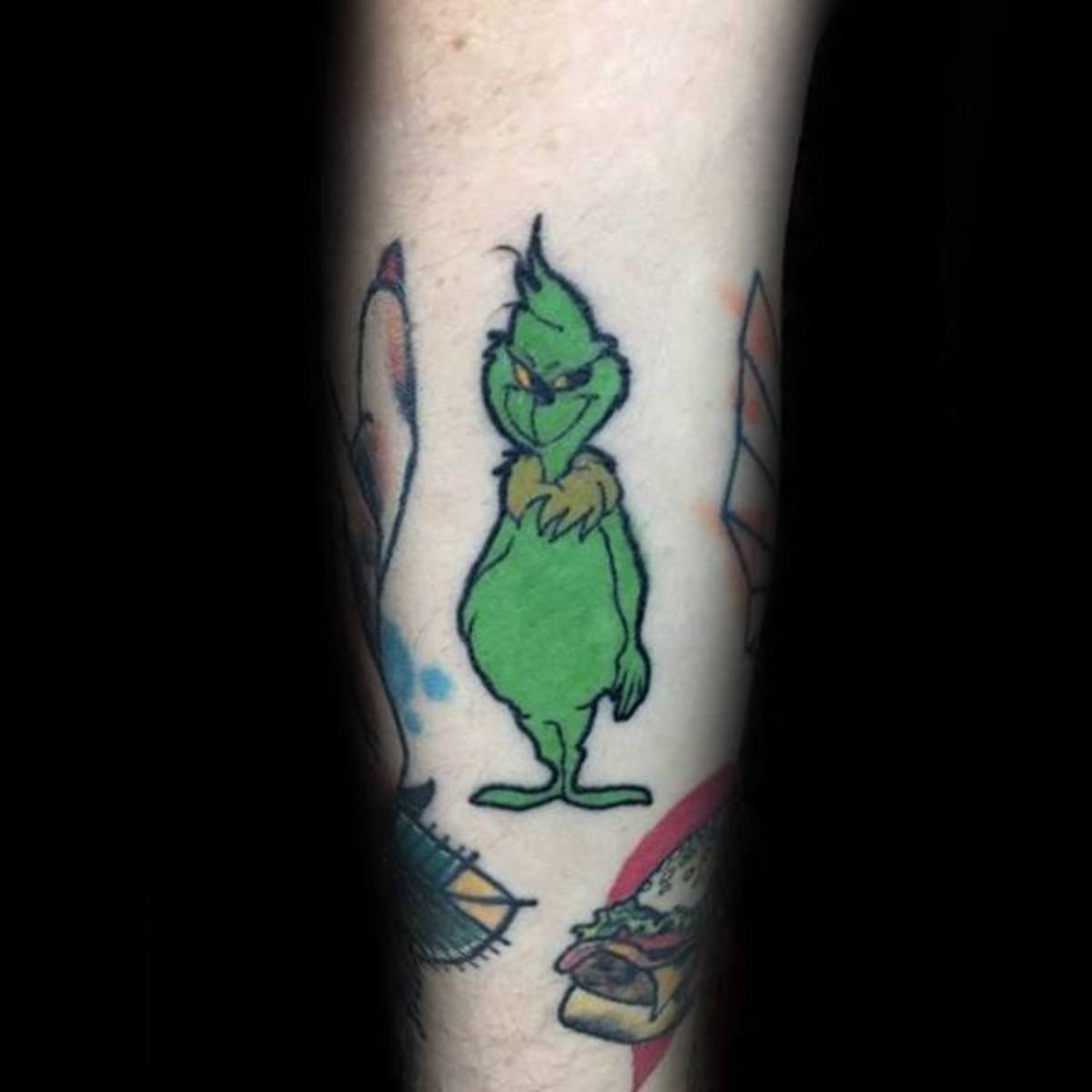 grinch-herrer-tatovering-ideer-på-underarm