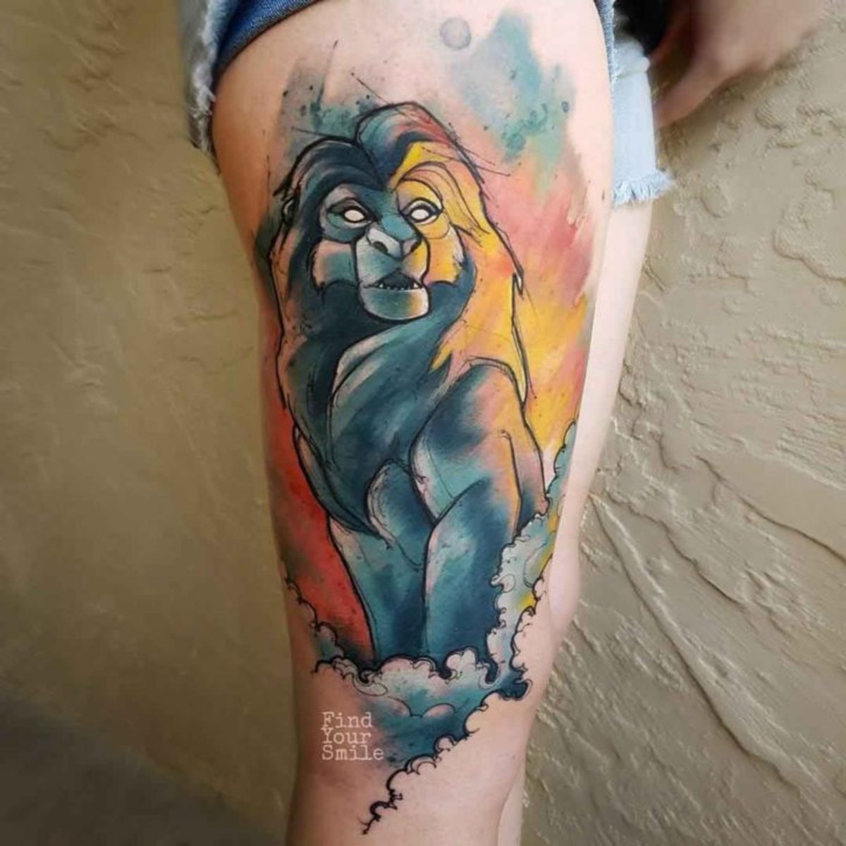 Mufasa-Lion-King-Tattoo-by-Russell-Van-Schaick-728x728