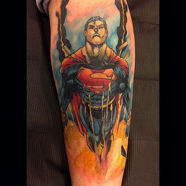 25 Superman -tatuointi sankarille sinussa