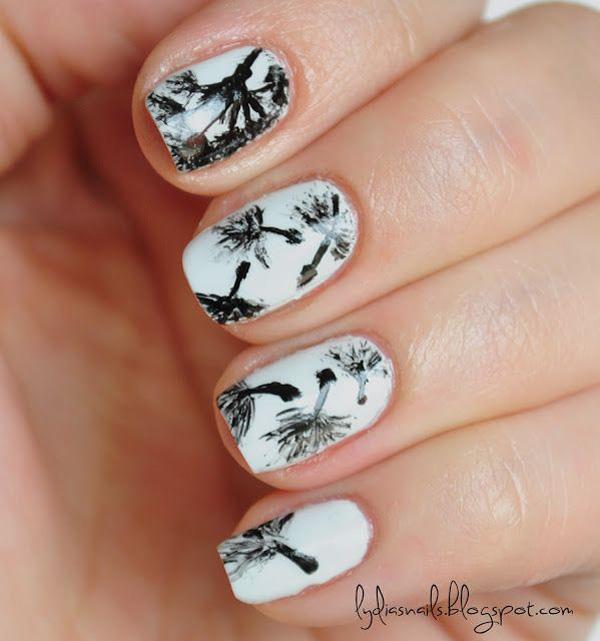 Dandelion nail art-9