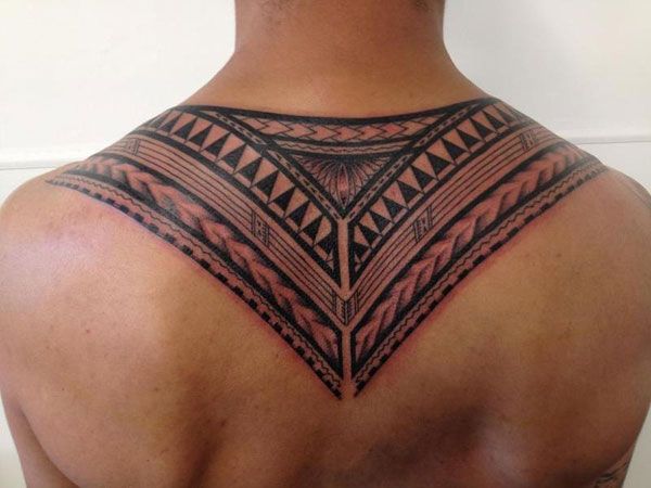 samoa hals tatovering