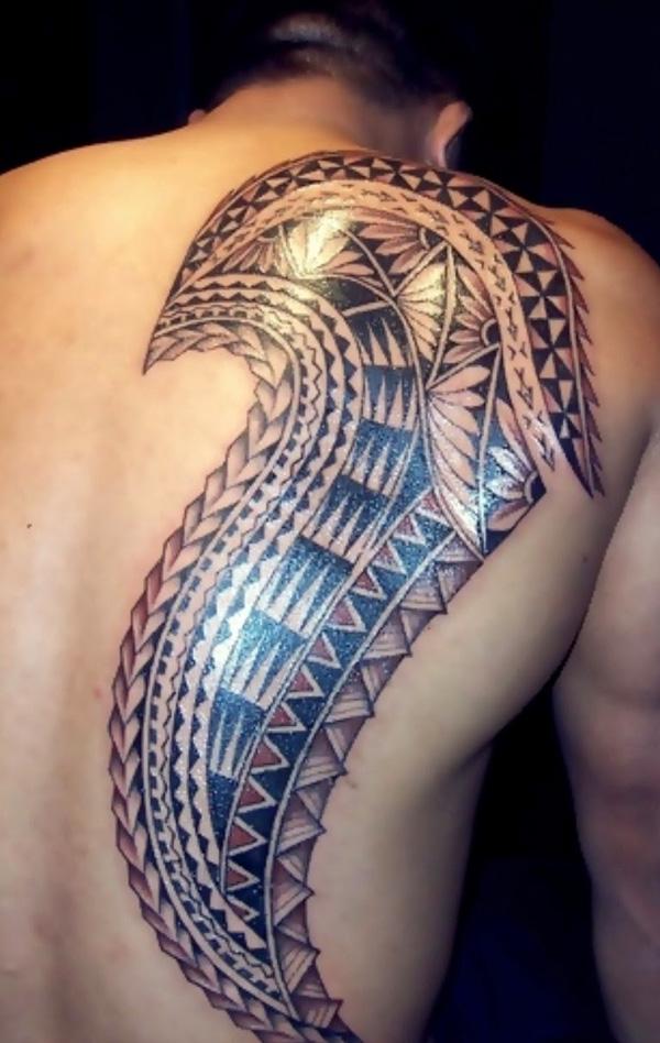 samoa selän tatuointi