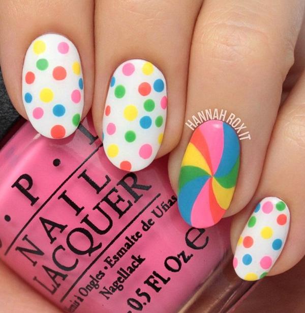 rainbow nail art-18