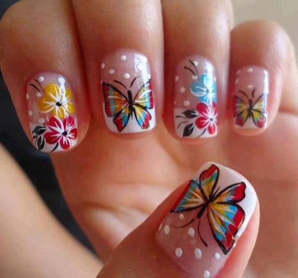 nail art butterfly-5