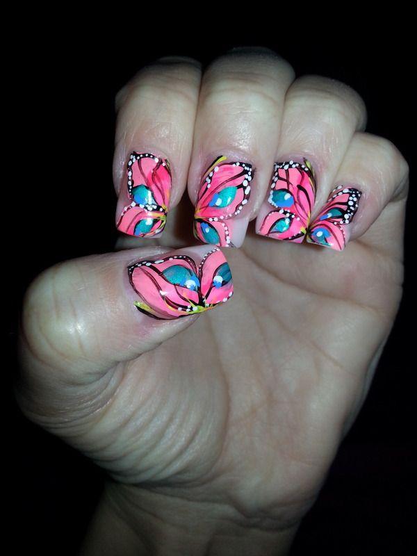 nail art butterfly-14