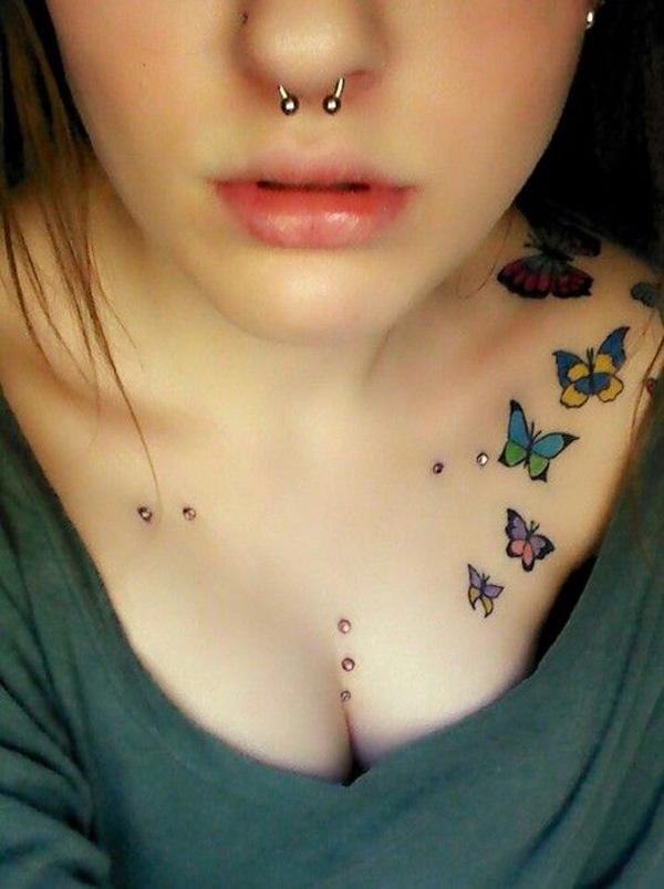 τατουάζ κλειδοθήκης πεταλούδας