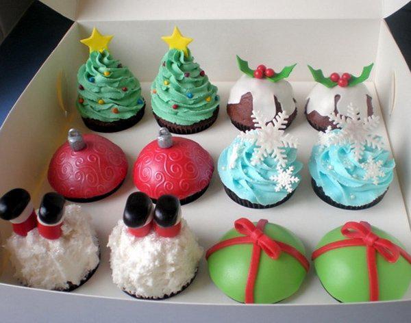 Χριστουγεννιάτικες ιδέες διακόσμησης Cupcakes Πώς να διακοσμήσετε το Top Of A - Φοβερή Χριστουγεννιάτικη στιγμή