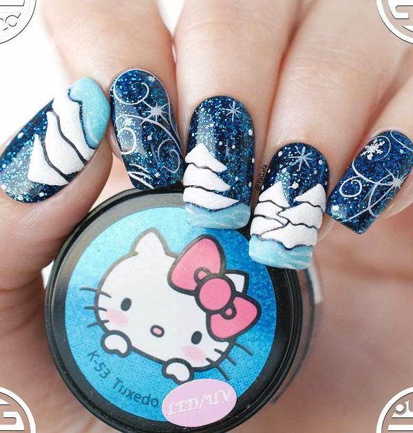 Snow Nail Art