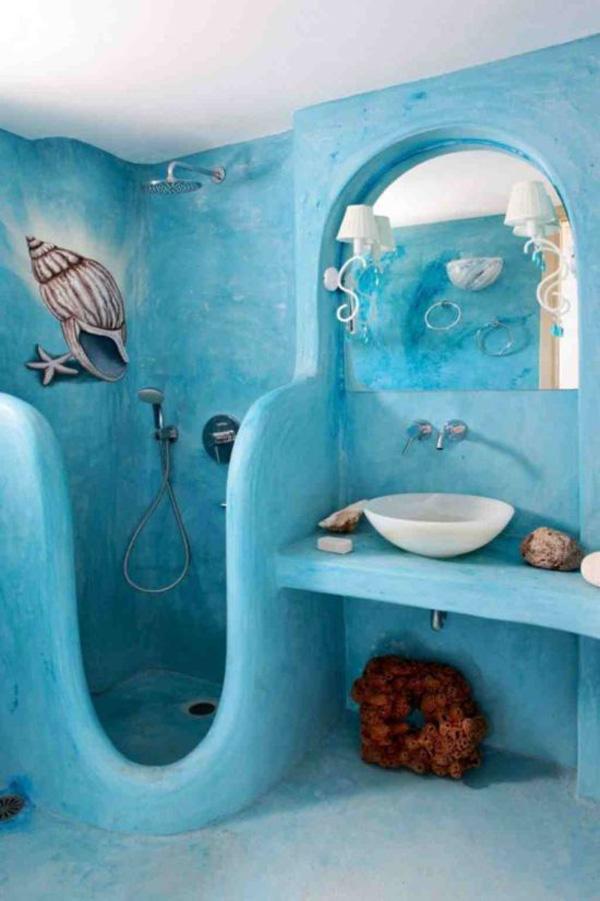 Ideen til badeværelset i kyststil