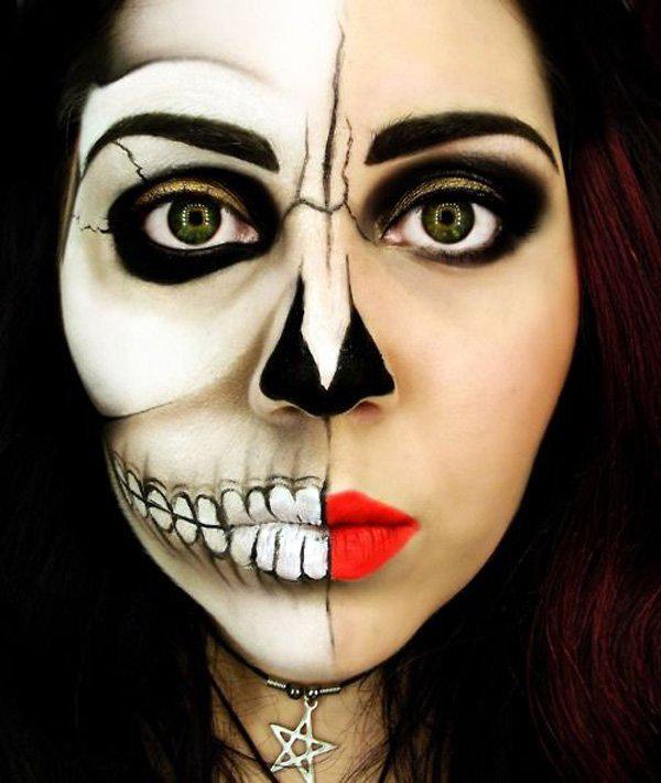 Tidlig Halloween -makeup