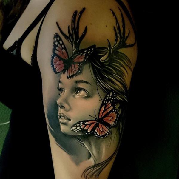 46 3D Butterfly Tattoo