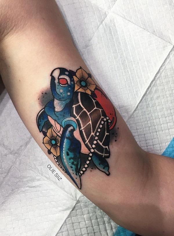 Turtle tatovering