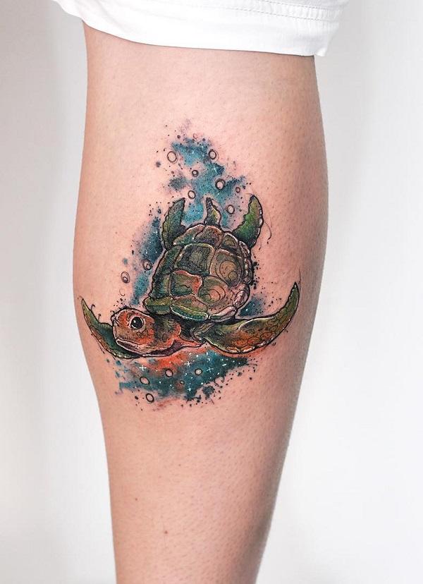 Turtle tatovering