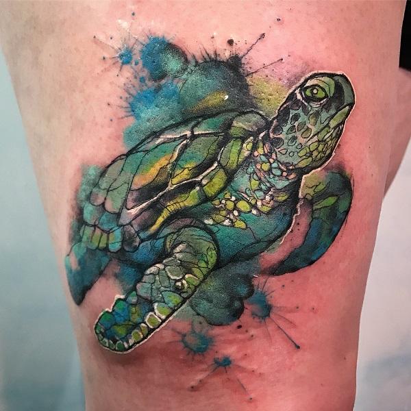 Turtle tatovering