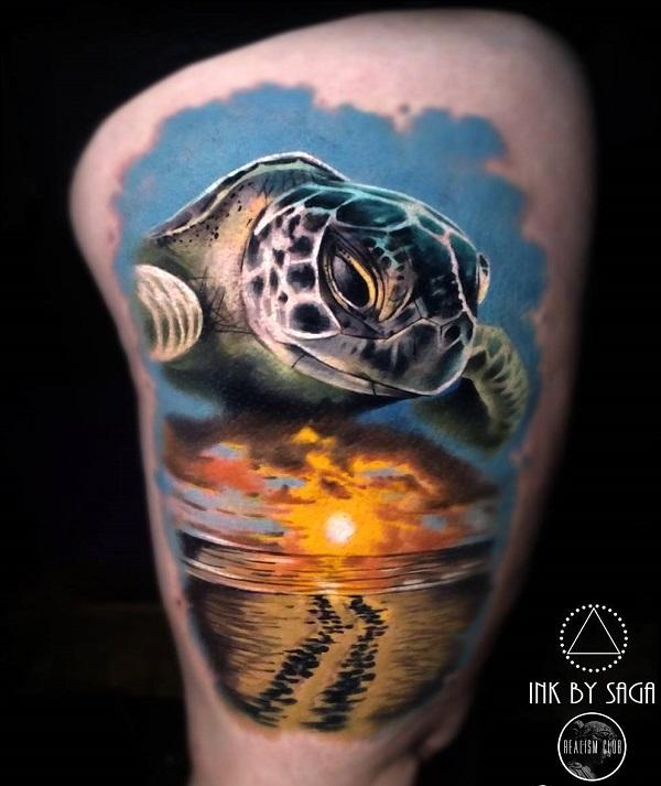 Turtle tatovering