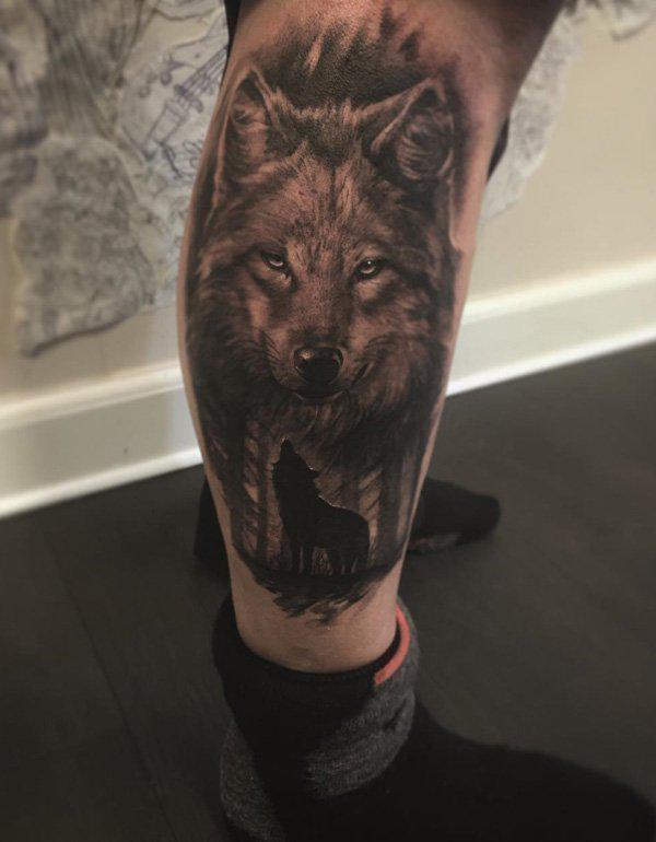 Wolf Calf Tattoo-7