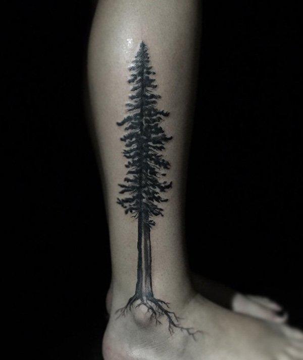 Tree Calf Tattoo-2