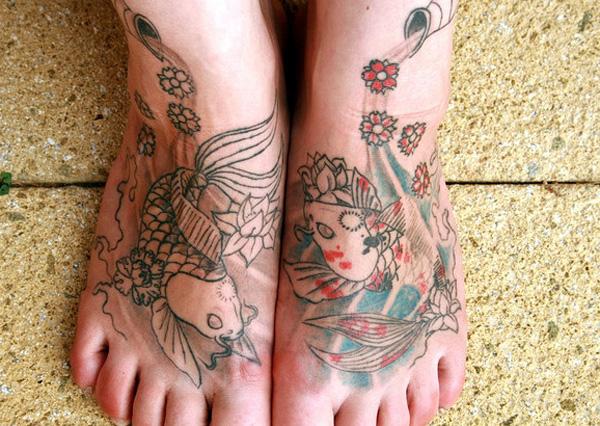 Fisk matchende tatoveringer