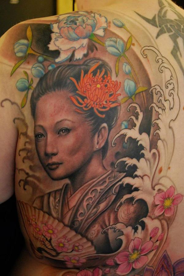 Geisha Woman Tattoo