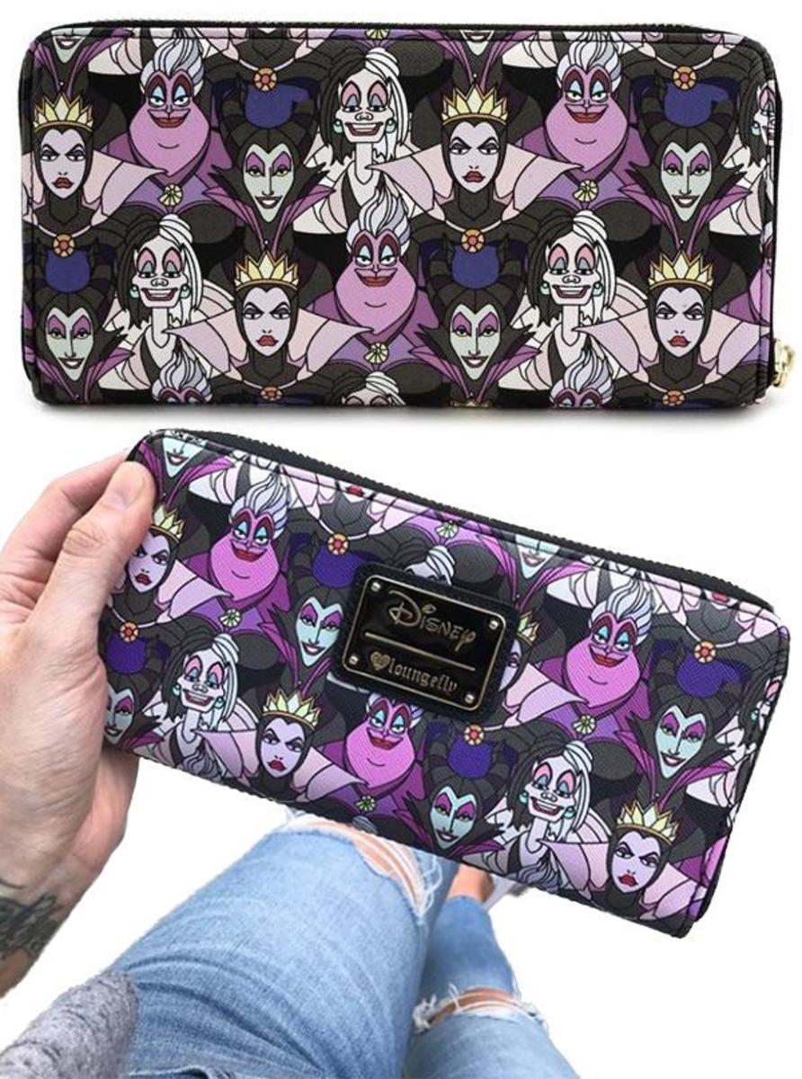 Disney Villains Print Wallet by Loungefly