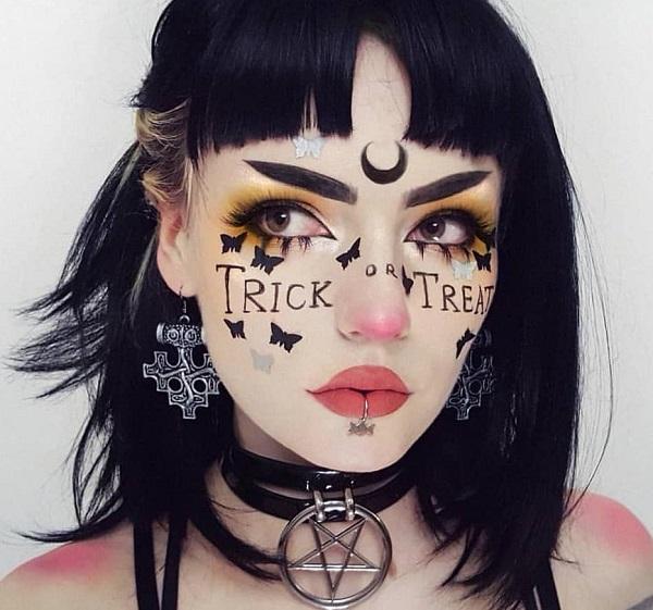 Trick-or-treat Girl Halloween -meikki