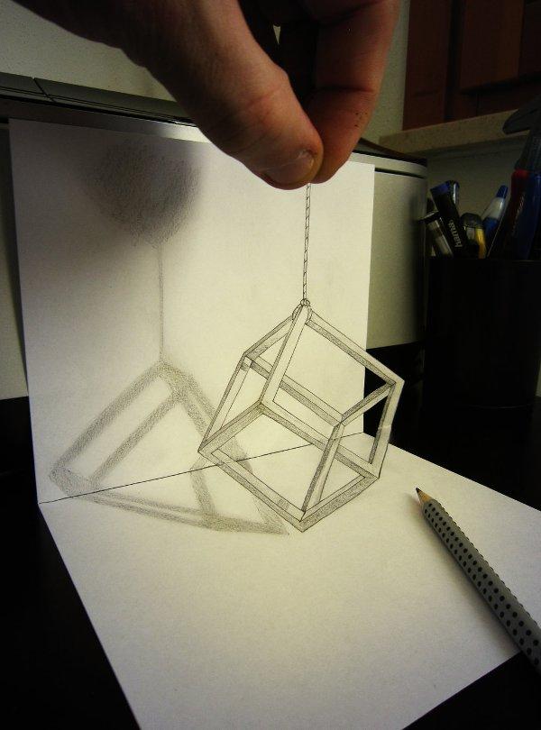 Double Illusion 3D -tegning af Alessandro Diddi