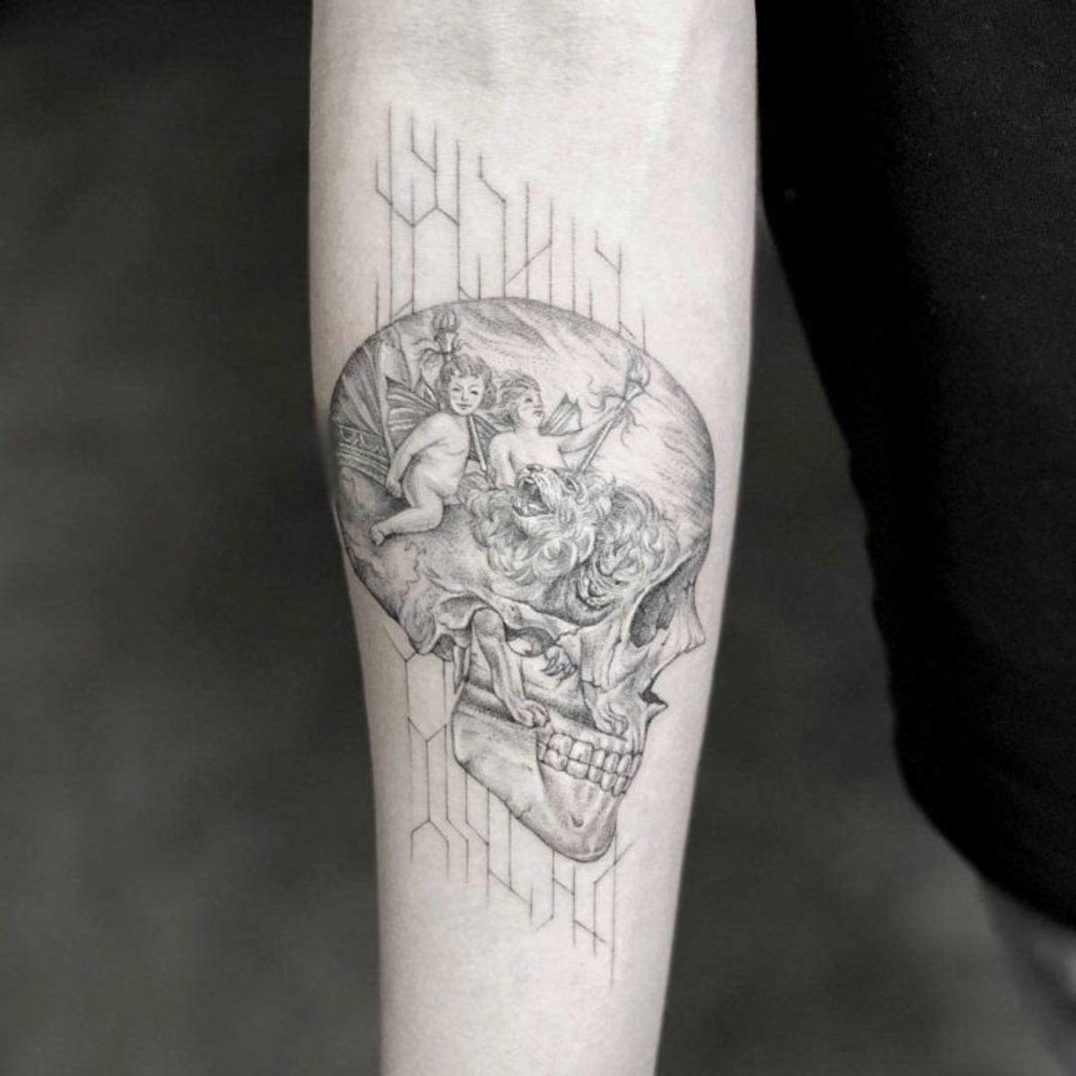 Thoughts-Skull-Tattoo-by-Mr.K-728x728