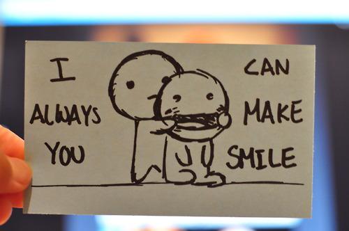jeg kan altid få dig til at smile