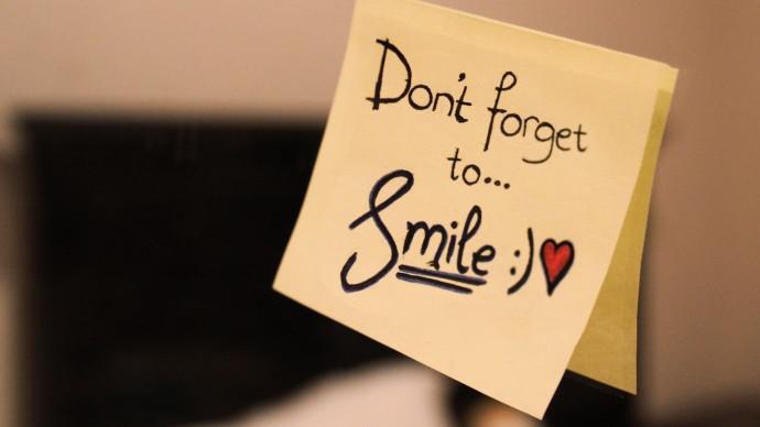 Μην ξεχνάτε να χαμογελάτε