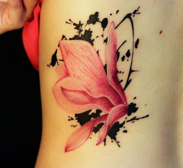Τατουάζ στο πλάι Magnolias