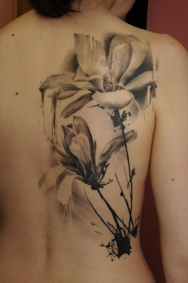 Magnolia tatovering